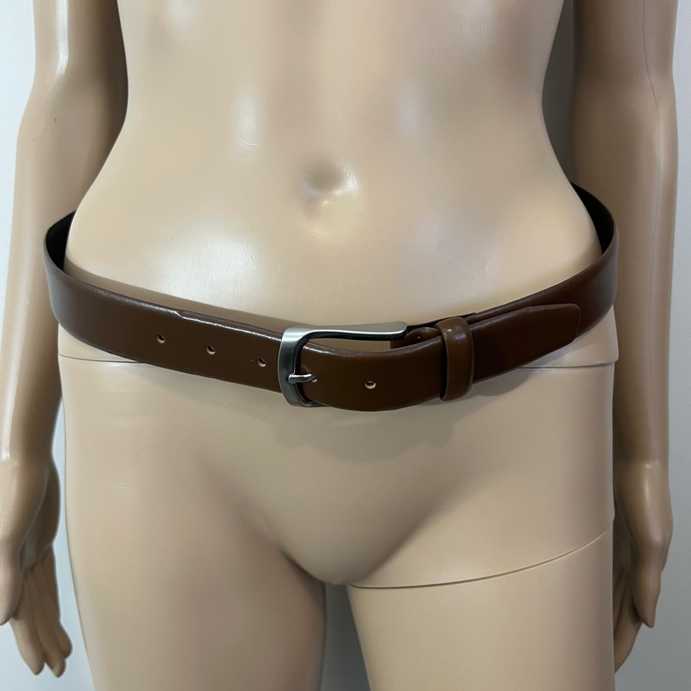Hugo Boss Classic Brown Leather Belt,small